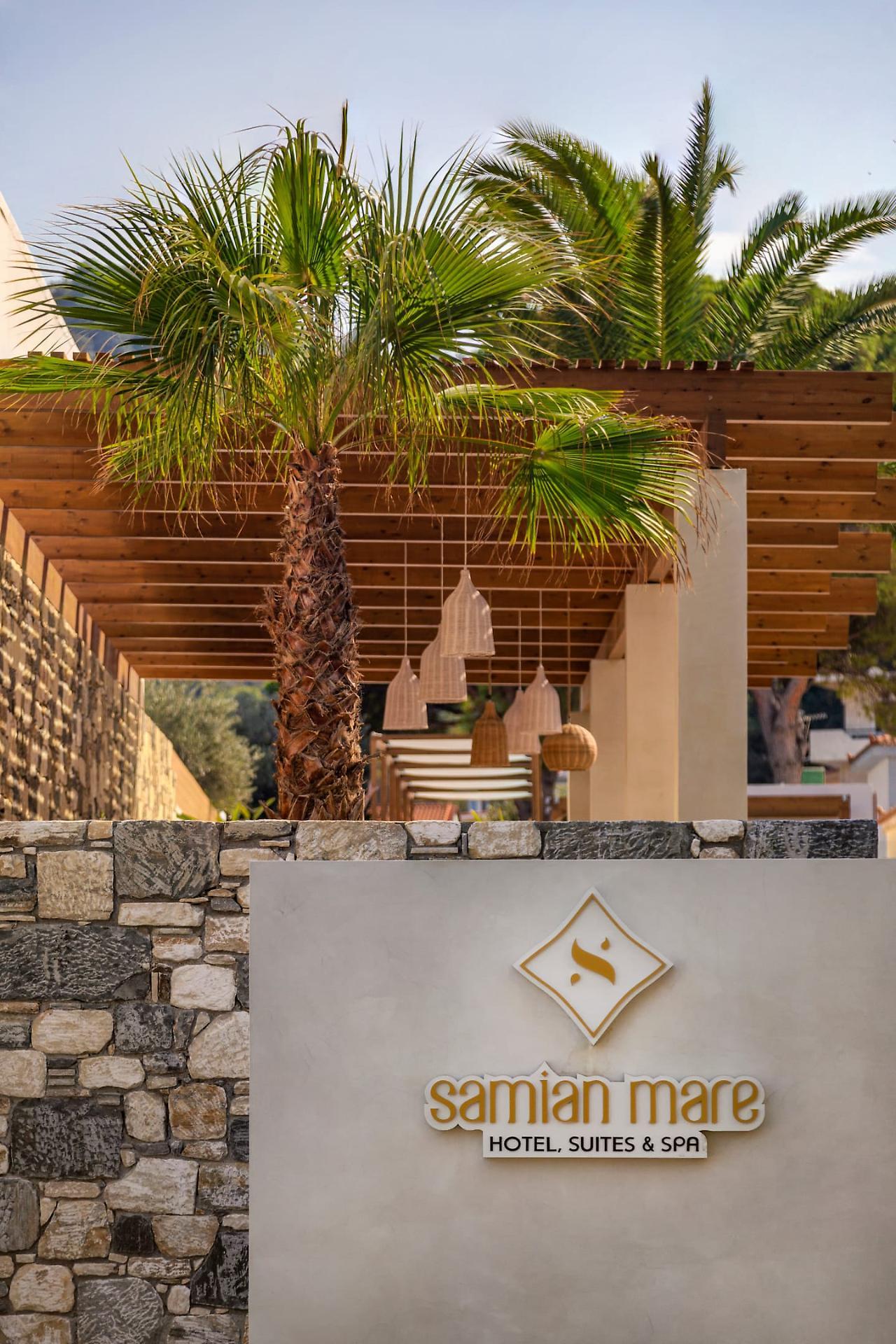 קארלובאסי Samian Mare Hotel, Suites & Spa מראה חיצוני תמונה